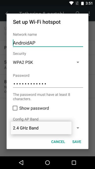 Fotografía - [Android M Feature Spotlight] Hotspot cogné à la version 2.0, supporte maintenant la radiodiffusion En mode 5 GHz sur du matériel compatible